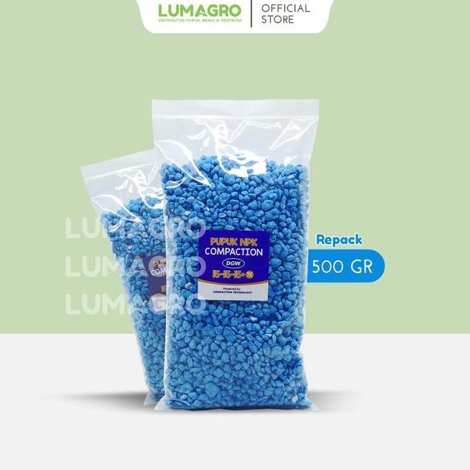

Terlaris Pupuk Npk Compaction Dgw 500Gr Repack Nitrogen Phospor Kalium Lengkap 500 Gram