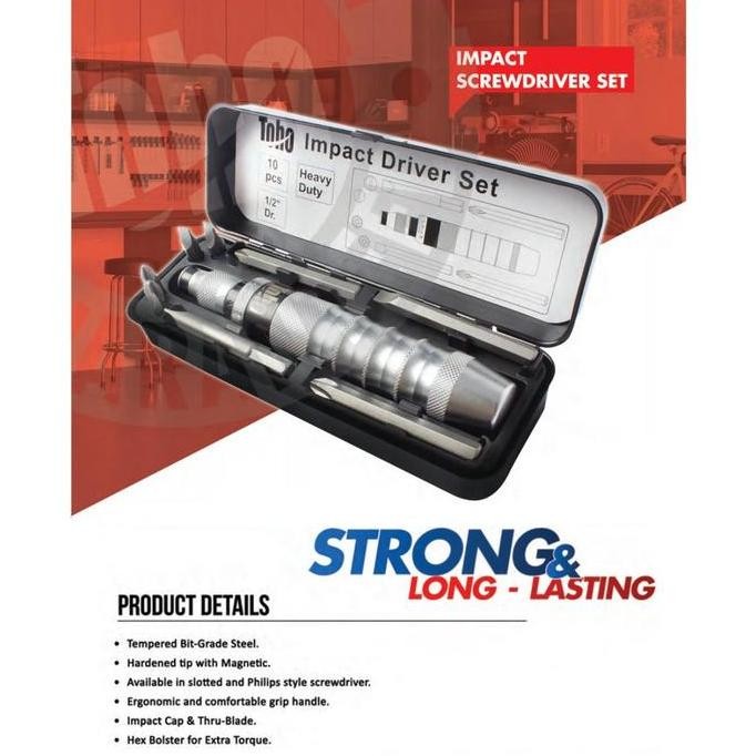 Terjangkau Promo Obeng Ketok / Set Impact Screwdriver Toho / Obeng Ketok