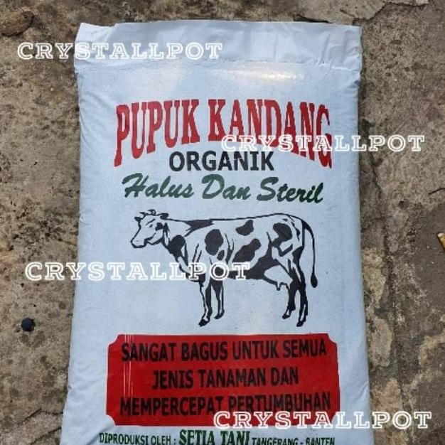 

Terlaris Pupuk Kandang Sapi Merah Organik Halus Dan Steril - Kemasan Merah