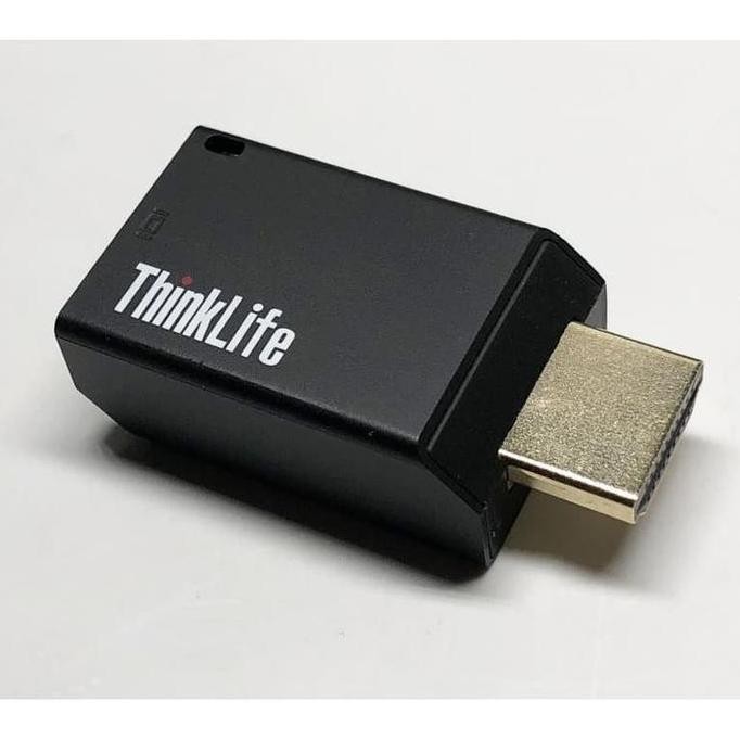 TERLARIS - Lenovo Thinkpad HDMI ke VGA Adapter Laptop HD Converter Proyektor