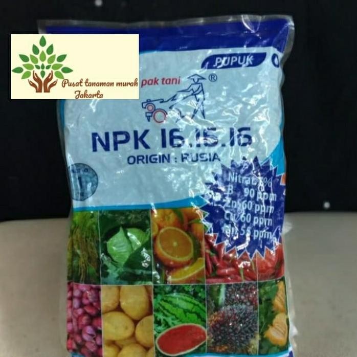 

Terlaris Pupuk Npk Tani 1Kg/ Pupuk Buah/ Pupuk Vegetarian/ Vitamin Penyubur