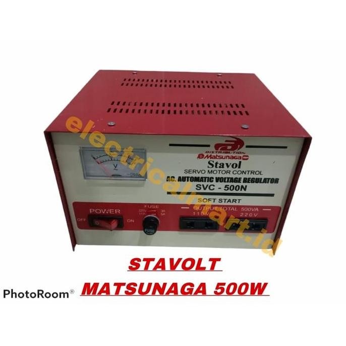 PROMO Stavolt Matsunaga 500Watt Stabilizer Matsunaga 500VA