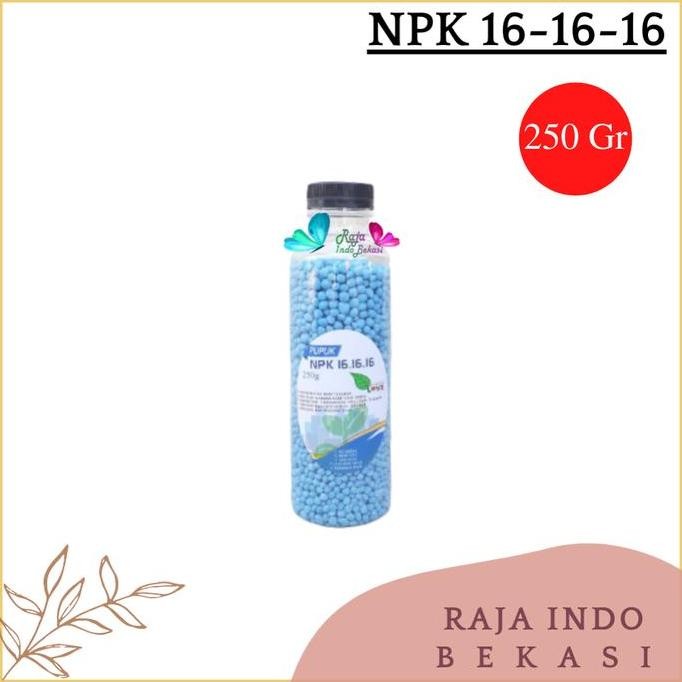 

Terlaris Raja Indo Npk Mutiara/Prima 161616 Kemasan Botol 250 Gram Pupuk Buah Sayur Buah