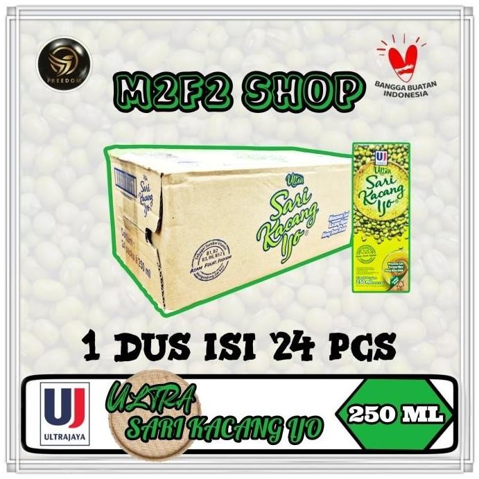 

Terlaris Sari Kacang Ijo | Hijau Ultra Jaya Kotak Uht - 250 Ml (Harga Karton)