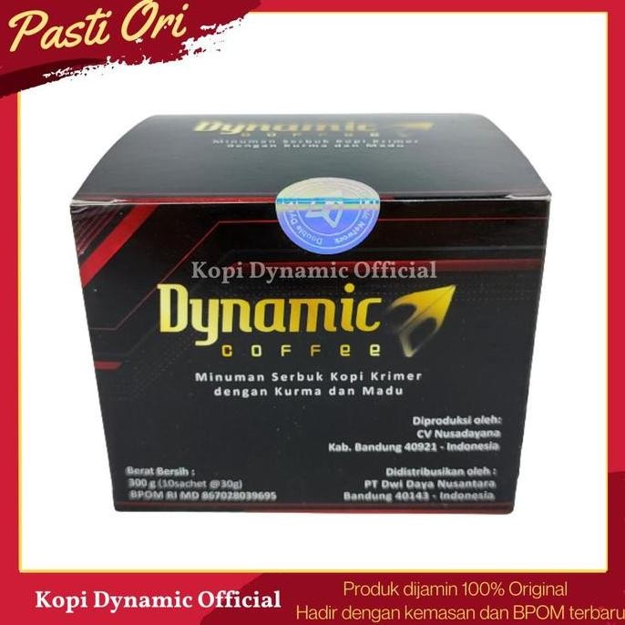 

Produk Baru!! Kopi Dynamic Isi 10 Sachet Kemasan Terbaru
