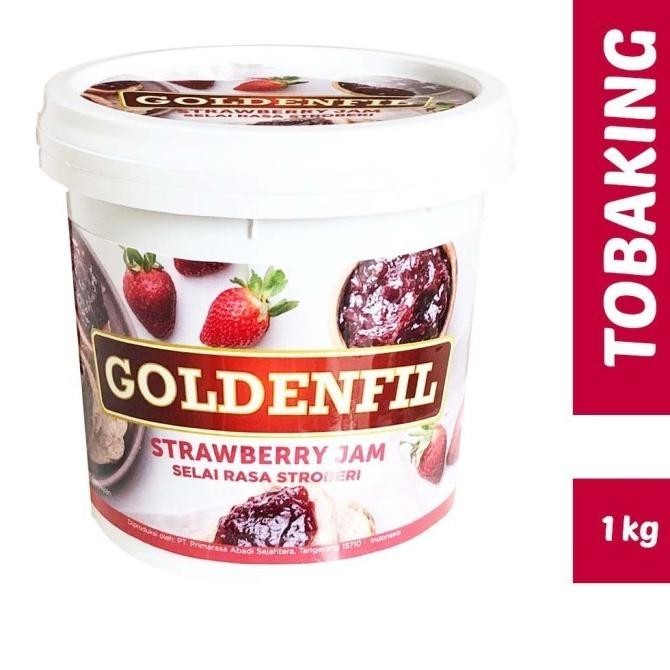 

Produk Baru!! Goldenfil Strawberry Jam Selai strawberry 1 kg
