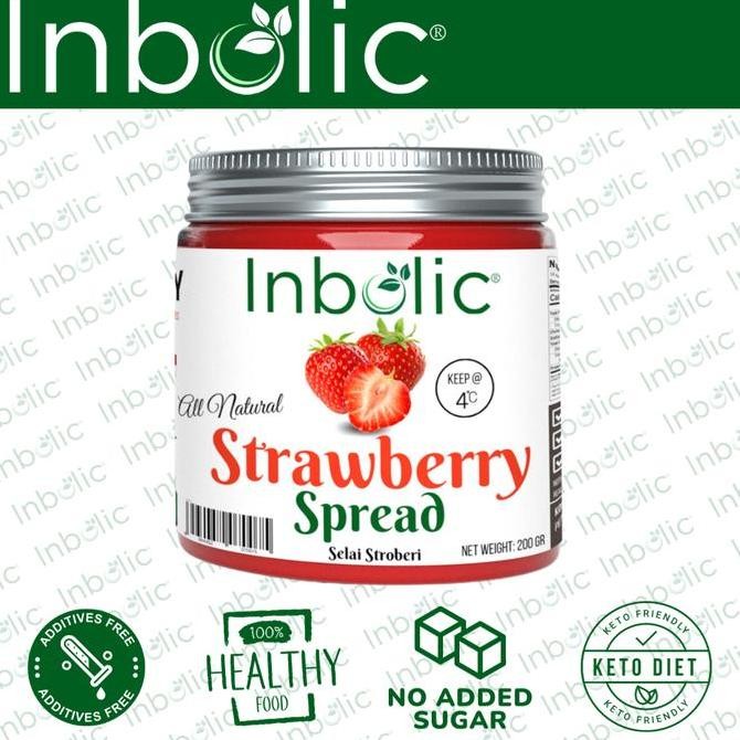 

Produk Baru!! Inbolic Sugar Free Strawberry Jam | Selai Stroberi Bebas Gula | Keto