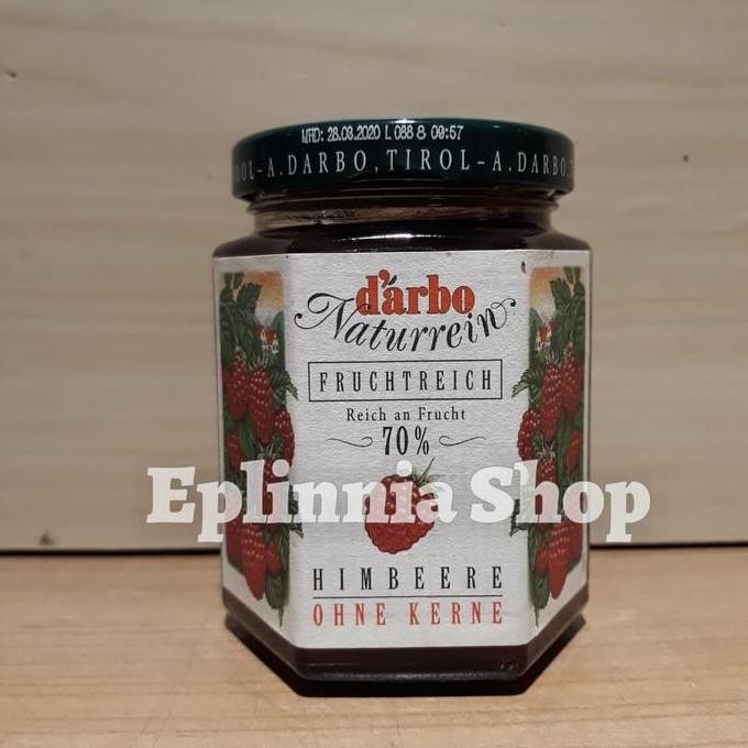 

Produk Baru!! D'arbo Himbeere Raspberry Ohne Kerne Jam 200 gr Darbo Selai Raspberri