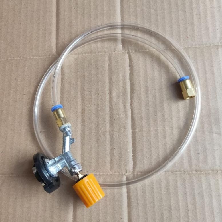 Selang alat refill gas kaleng selang konektor refill gas kemping portable AST