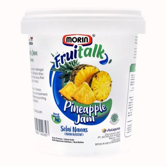 

Produk Baru!! MORIN FRUITALK SELAI NANAS ISIAN NASTAR - PINNEAPPLE JAM