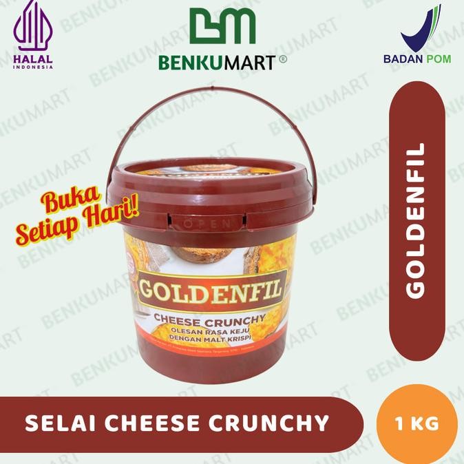 

Produk Baru!! Goldenfil Cheese Crunchy 1kg | Selai Keju Malt Krispi Goldenfil