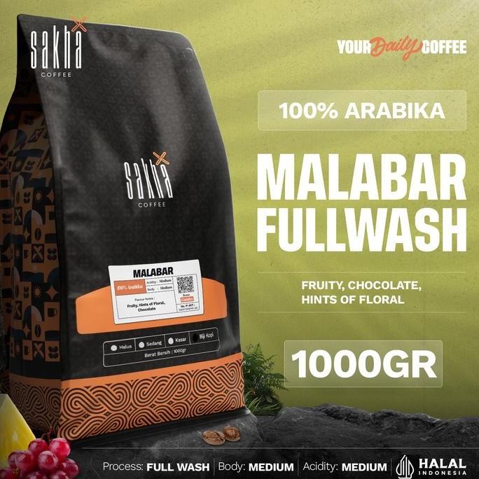 

KOPI ARABIKA MALABAR JAWA BARAT SULAWESI COFFEE ROAST BEAN ESPRESSO ROASTED BEANS BIJI BUBUK 1KG TERMURAH