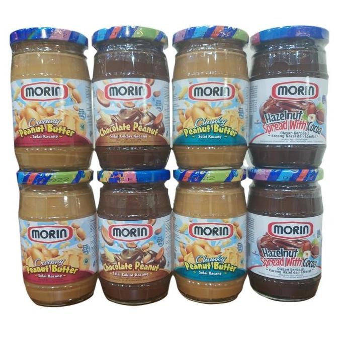 

Produk Baru!! MORIN Selai Chocolate/Peanut Creamy/Peanut Chunky/Hazelnut 300gr