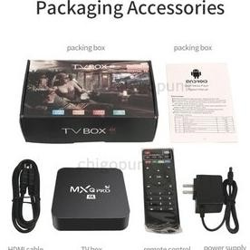 HJK 16GB+256GB Android TV Box Mxq Pro 4k 5g Android TV Box TV Tabung Stb Android TV Full Root Unlock