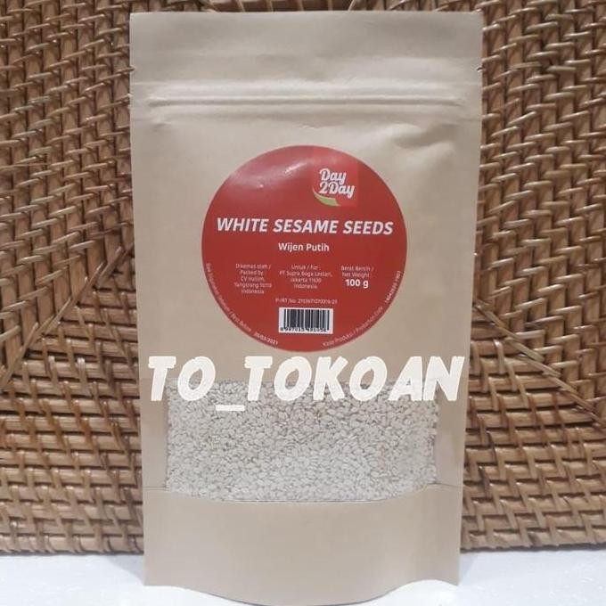 

Terlaris Day 2 Day White Sesame Seeds | Wijen Putih 100 Gr