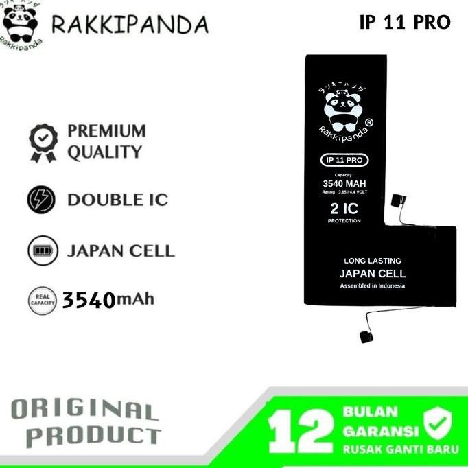 rakkipanda compatible with iphone 11 pro batre batrai baterai battery ori -