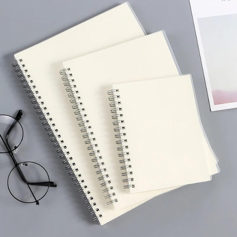 

A5 A6 B5 Spiral Book Coil Notebook To-Do Lined Dot Blank Grid Paper Journal Diary Sketchbook For School Supplies Stationery