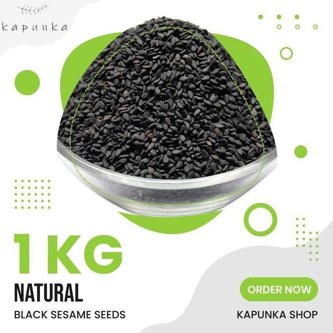 

Terlaris Wijen Hitam Panggang 1Kg Black Sesame Seeds