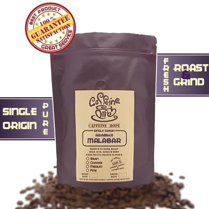 

Kopi Arabika Malabar 500 Gr Single Origin Bean/Biji & Ground/Bubuk
