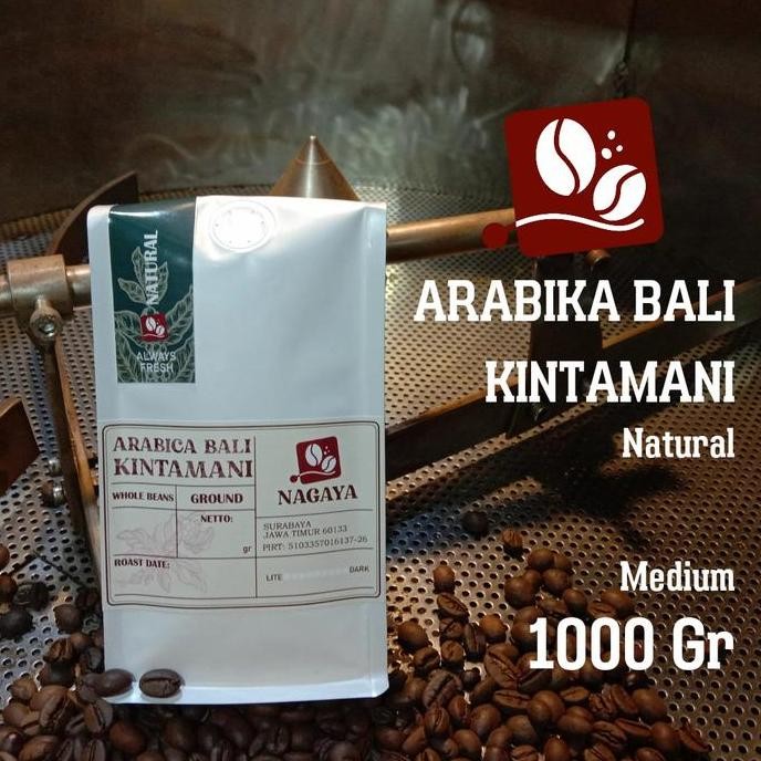 

NAGAYA FULL ARABIKA BALI KOMERSIL ROASTED BIJI BUBUK KOPI MURAH 1KG