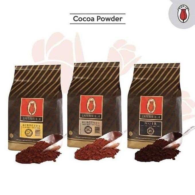 

tulip burgundy cocoa powder coklat bubuk repack 1 kg