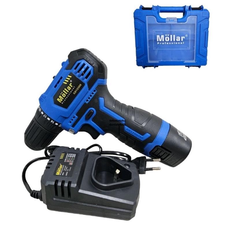 ready mollar cd12300 bor cordless brushless drill 12v impact drill 10mm {terbaru/terlaris/tergcor/ke