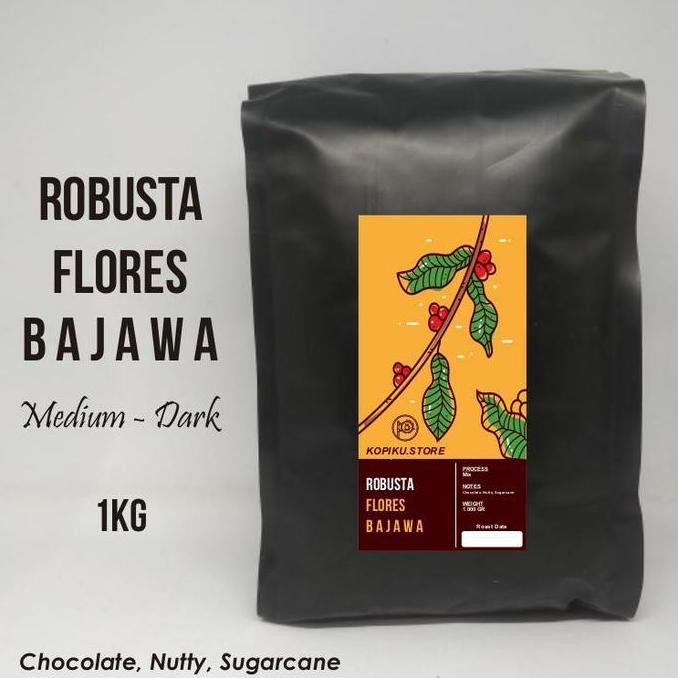 

1KG Kopi Flores Bajawa Robusta Coffee - Biji / Bubuk