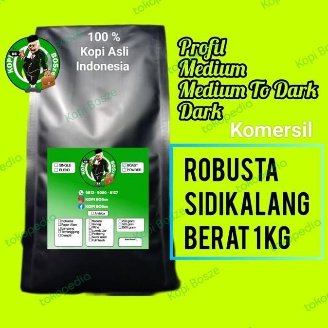 

Biji Kopi Bubuk Robusta Sidikalang 1Kg Medium To Dark Roast Termurah