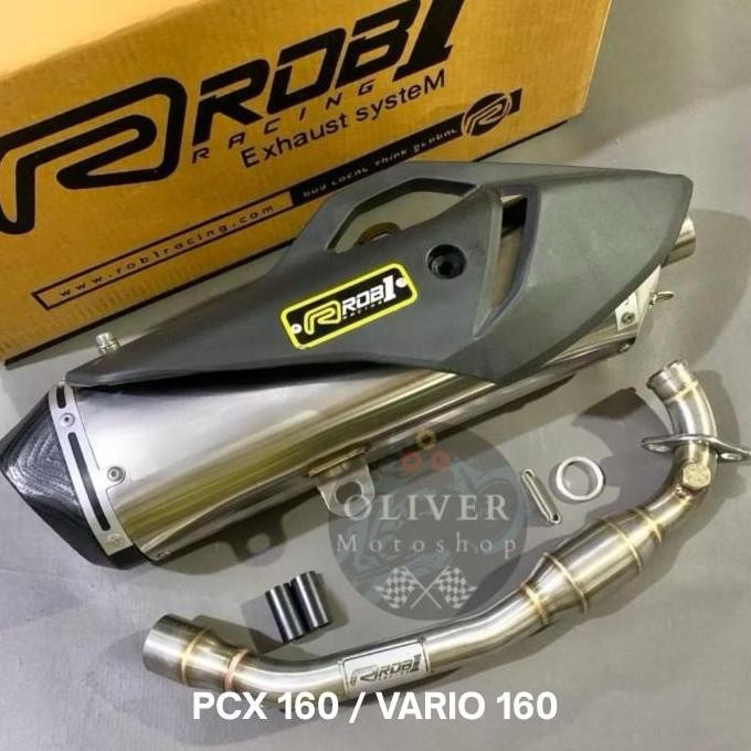 KNALPOT ROB1 ADV160 PCX16O 160 OVAL