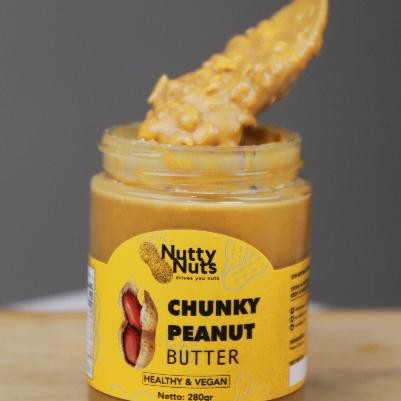 

Natural Chuny Peanut Butter 280Gr Nuttynut Elai Acang Dan Ehat