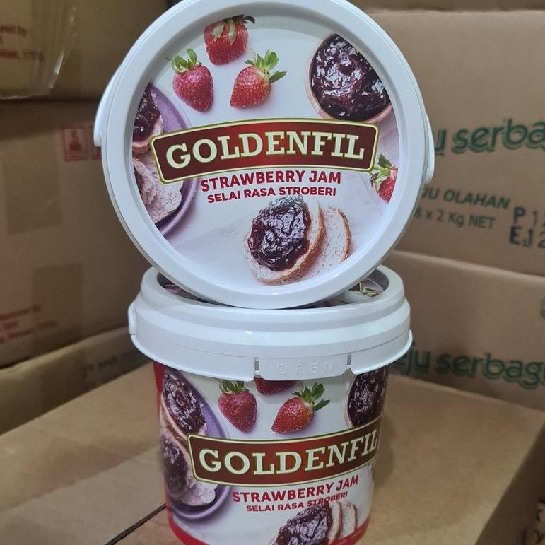 

Goldenfil Trawberry Jam 1G Elai Buah Troberi 1 G