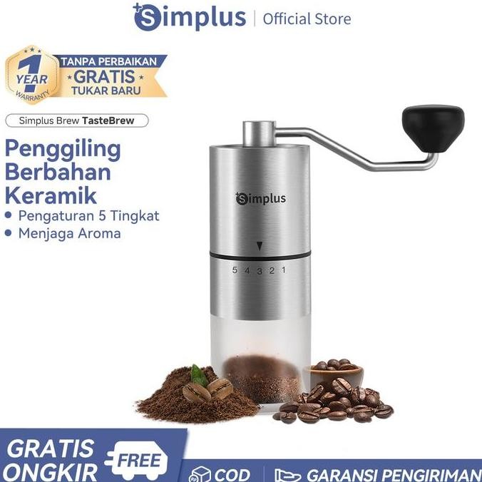 

SIMPLUS PENGGILING BIJI KOPI MANUAL 20G COFFEE GRINDER HANDHELD MANUAL BAJA TAHAN KARAT MDJH002 TERMURAH
