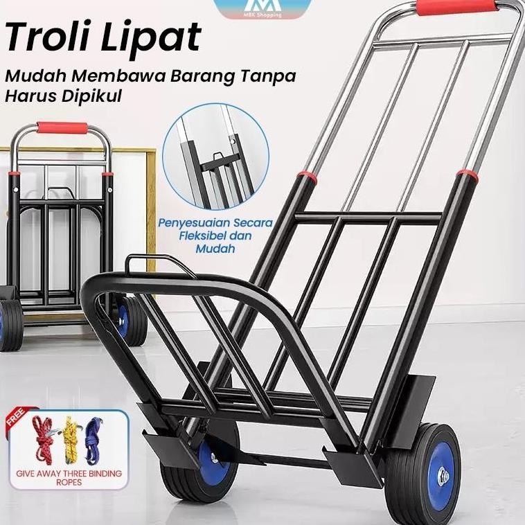 Troli Lipat 100 kg / 120 kg / 180 kg Trolley Lipat Serbaguna/ Trolley /Barang Serbaguna Luggage Carr