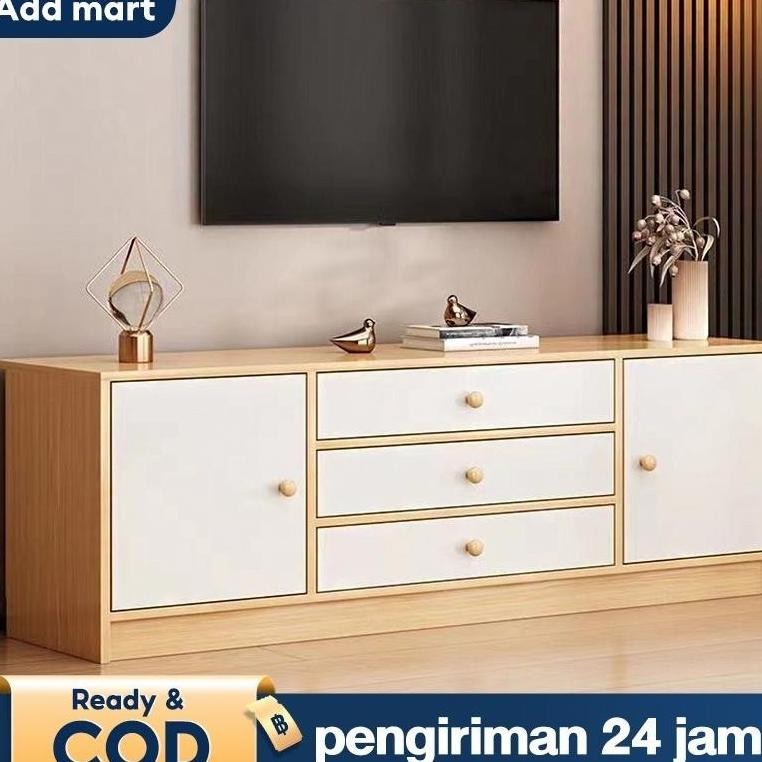 [Kayu Solid] Meja TV Stand TV Stand TV Sederhana Lemari TV Sederhana TV Prasmanan Kabinet TV Furnitu