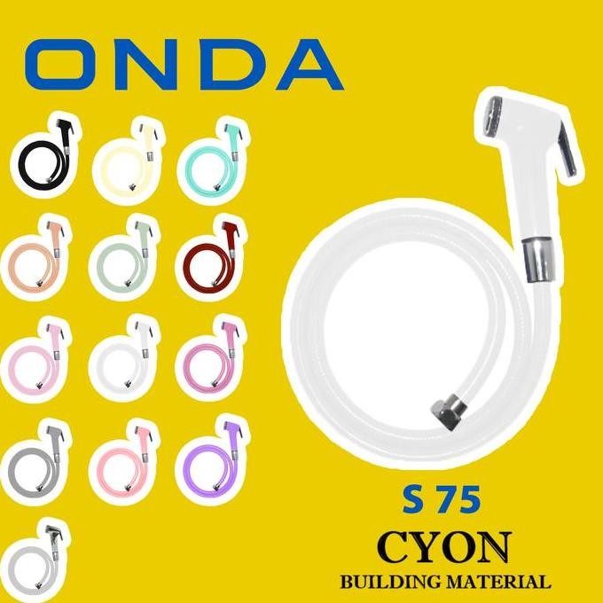 new s 75 1/2" jet shower onda bjs hcs mjs pcs tcs (semprotan cebok toilet)