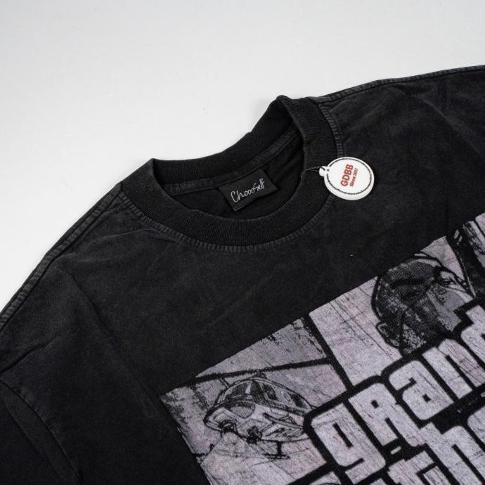 Grosir Tshirt Chooself Gta San Andreas Streetwear Black Tee