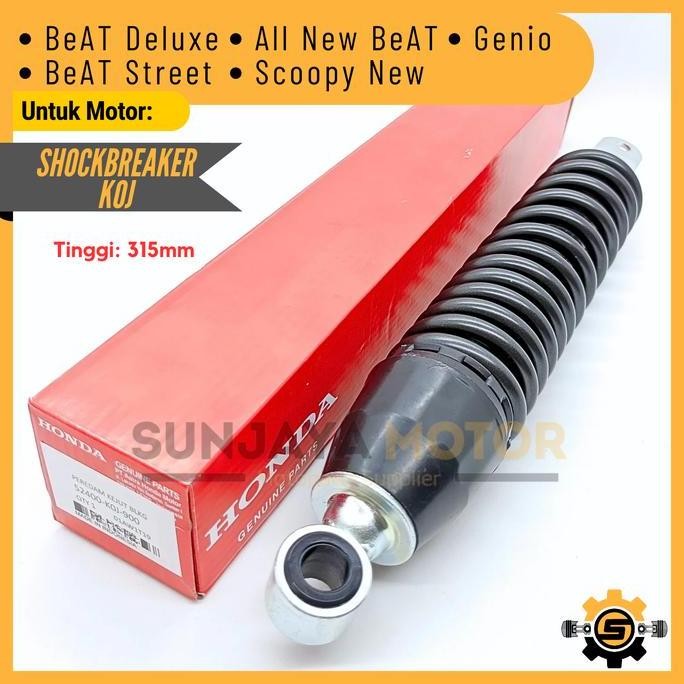 BERKUALITAS SHOCKBREAKER KUALITAS ORIGINAL HONDA KOJ K0J SHOCK BREAKER BEAT DELUXE GENIO SCOOPY LED 