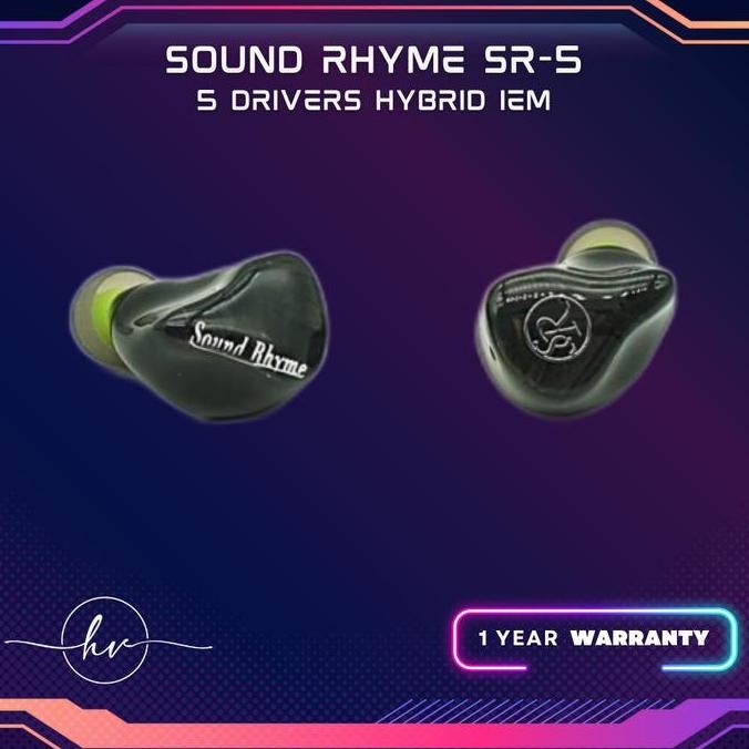 TERMURAH - Sound Rhyme SR5 4BA + 1 Dynamic Driver Hybrid Earphone