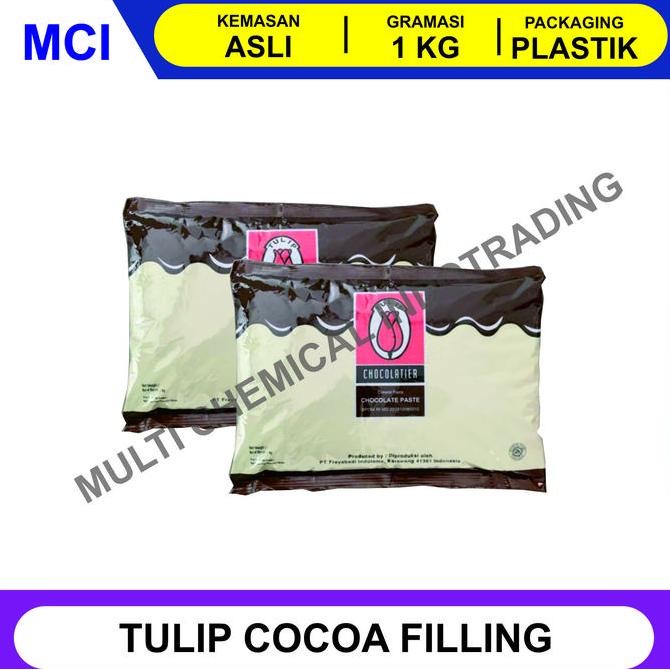 

Produk Baru!! TULIP CHOCOLATE FILLING / ISIAN ROTI/ ISIAN COKLAT / SELAI COKLAT 1 KG