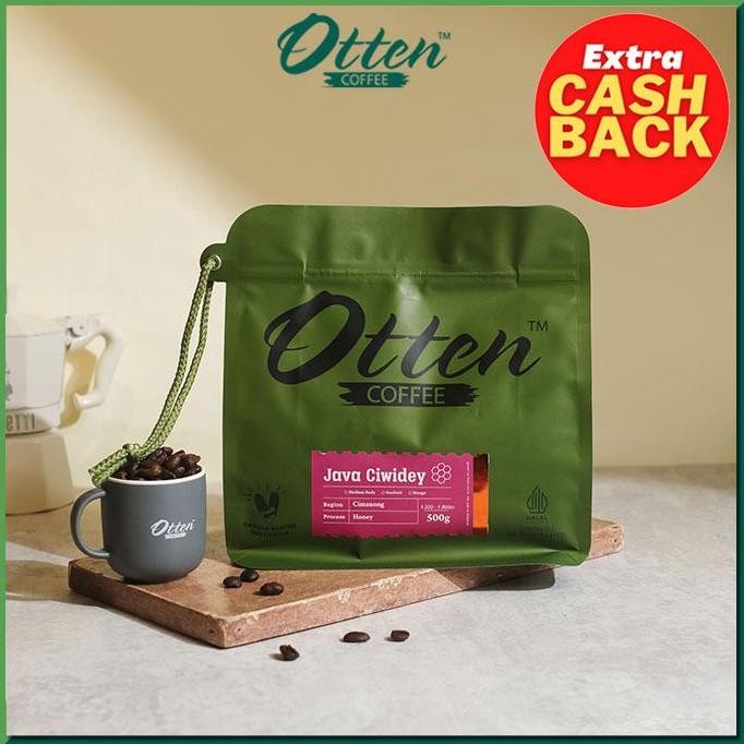 

KOPI ARABICA JAVA CIWIDEY HONEY PROCESS 500G - BIJI / BUBUK KOPI OTTEN COFFEE TERMURAH
