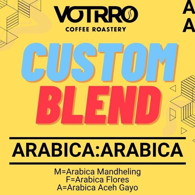 

VOTRRO BLEND - BIJI KOPI SUSU BLEND CUSTOM ARABICA ROASTED COFFEE BEANS 1 KG TERMURAH