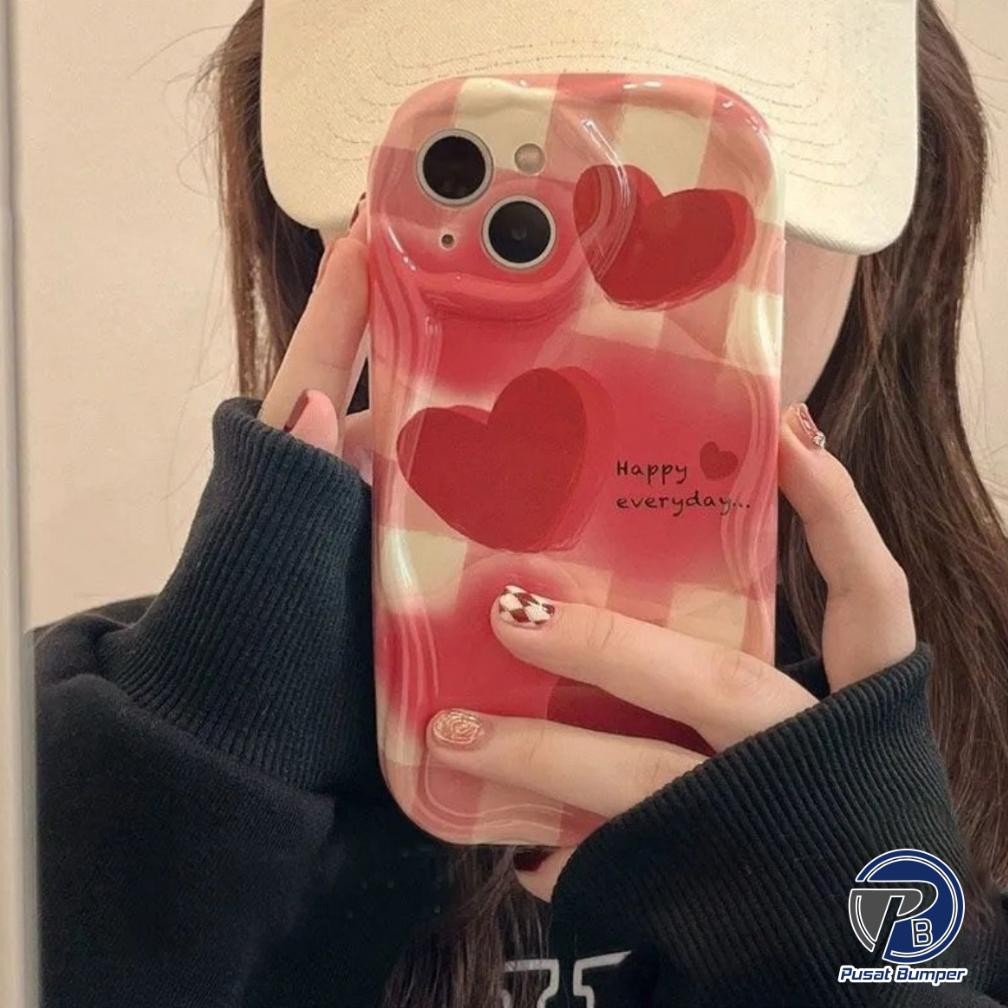 Super Sale Dfg-88 Ss839 Softcase Silikon Heart Grid For Oppo A3X A3 Pro A38 A18 4G A1 A98 5G A78 A74