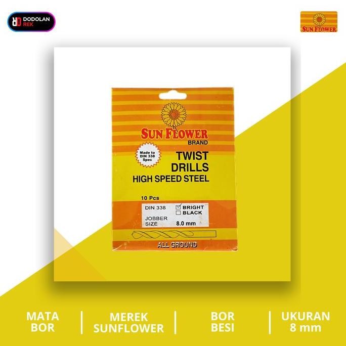 

MATA BOR SUNFLOWER 8 MM - HARGA PER BIJI TERMURAH