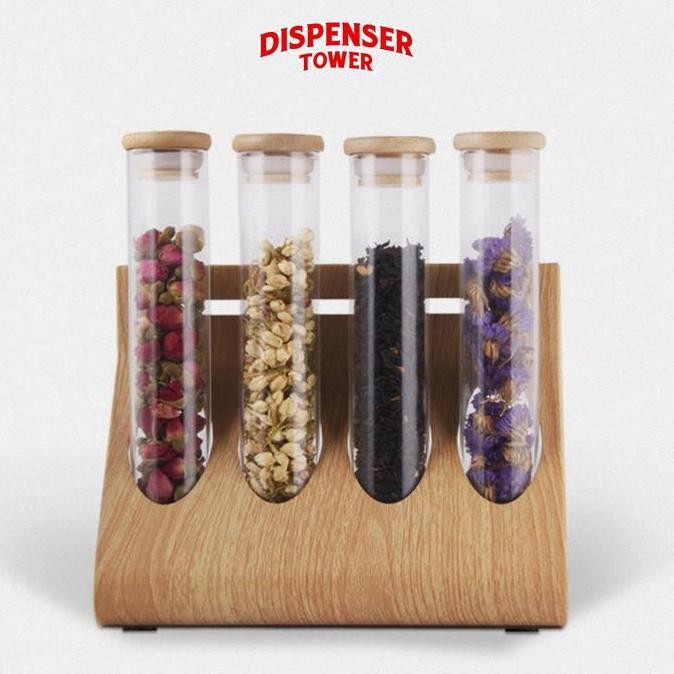 

RAK TABUNG KACA BIJI KOPI / TUBE SEALED STORAGE RACK GLASS BOTTLE TERMURAH