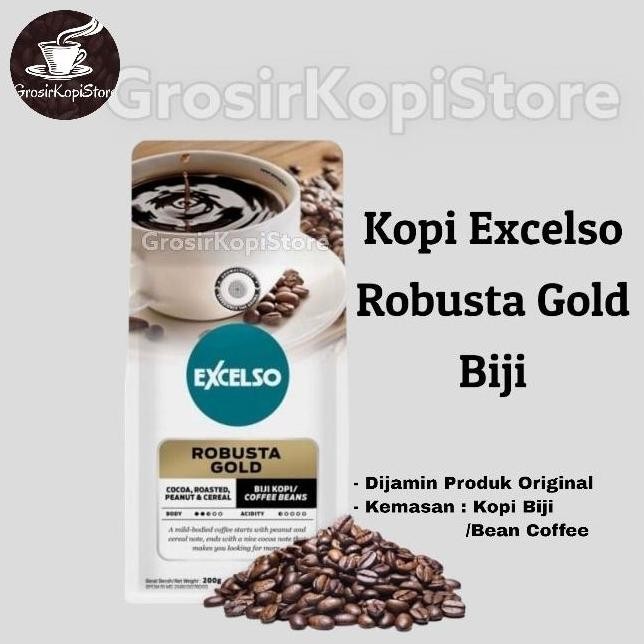 

KOPI BIJI ROBUSTA | KOPI BIJI EXCELSO ROBUSTA GOLD 200GRAM TERMURAH