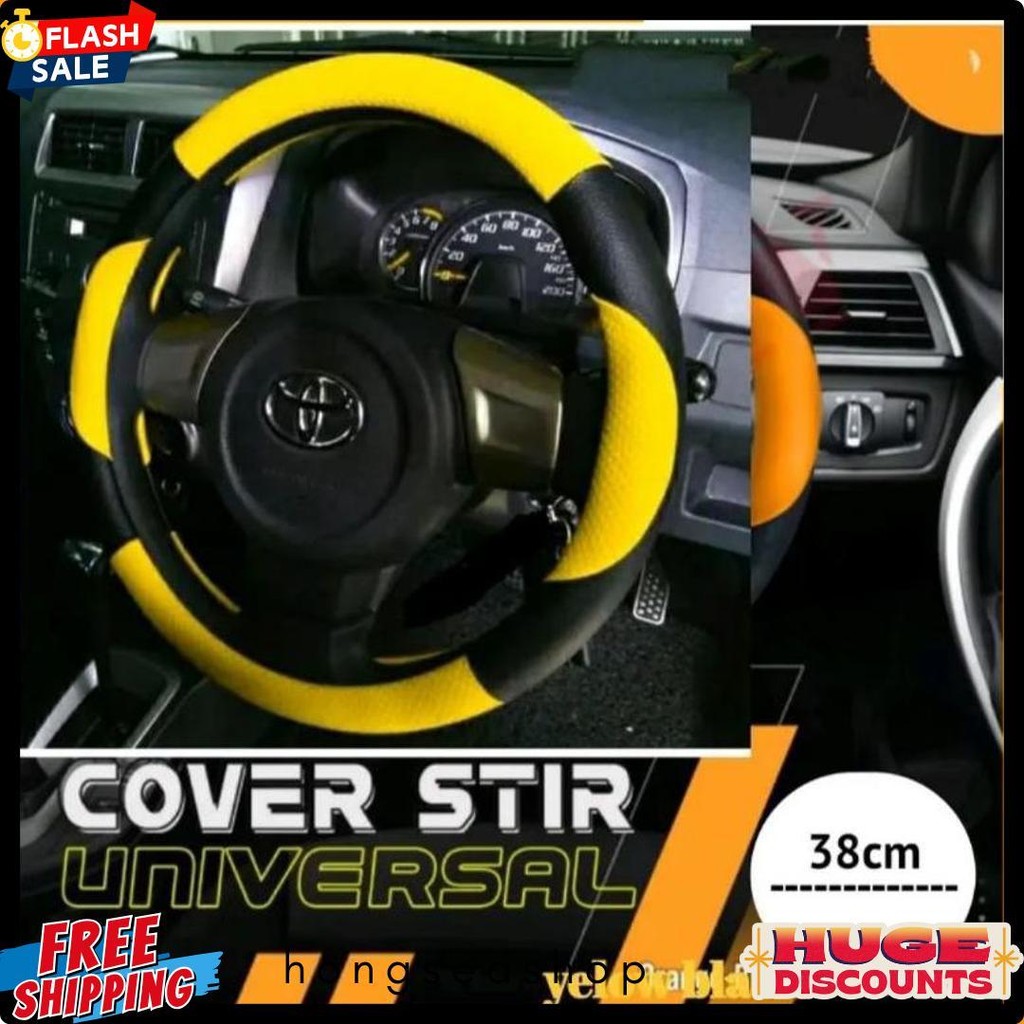 Cover/Sarung Setir Mobil Inova/Avanza/Xenia/Ayla/Calya/Sigra Sarung Stir Bungkus Stir Ukuran Standar