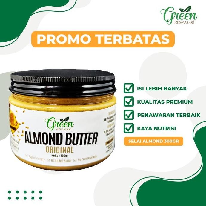 

Produk Baru!! SELAI ALMOND PREMIUM - ALMOND BUTTER SUGAR FREE - GLUTEN FREE - VEGAN