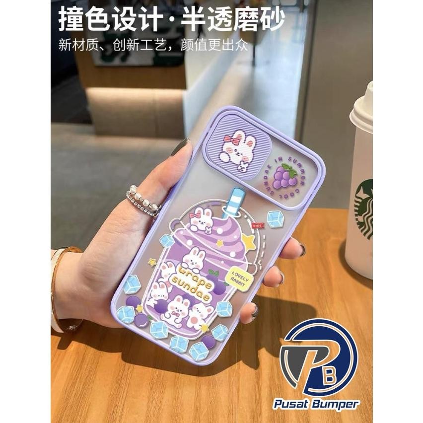 fb-4 Df-8 Ss071 Softcase Slide Karakter Samsung J2 Prime Grand Prime J6+ A20S A10 M10 A13 4G A23 A32