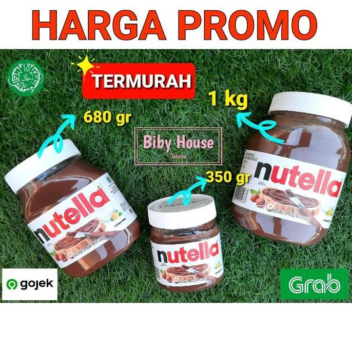 

Produk Baru!! SELAI COKLAT NUTELLA CHOCOLATE HAZELNUT SPREAD