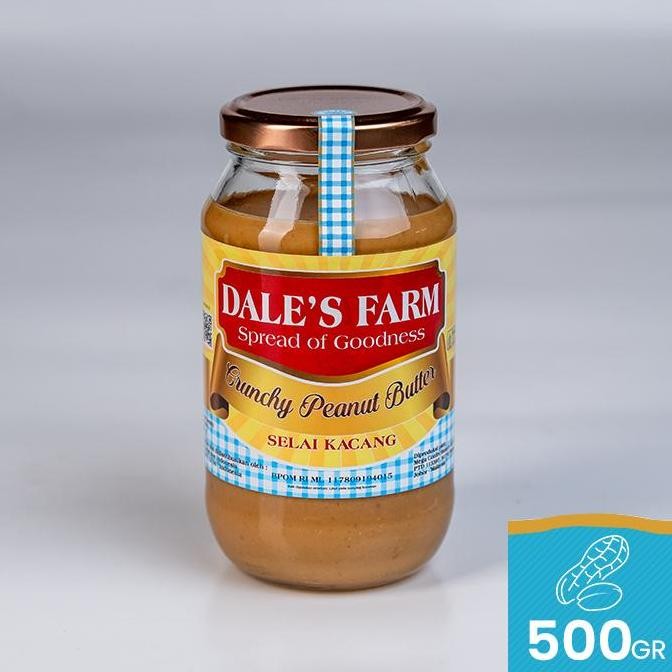 

Produk Baru!! Dales Farm Crunchy Peanut Butter 500gr Selai Kacang